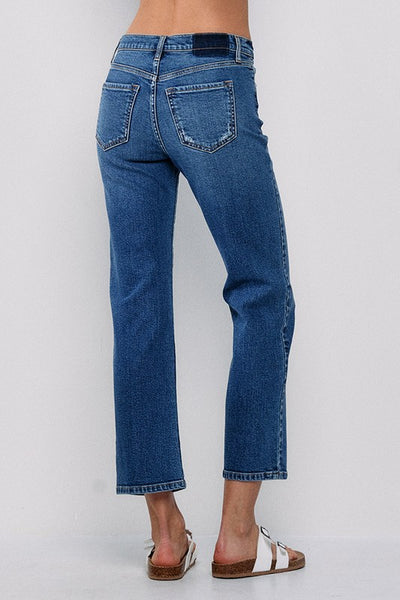 CLASSIC HIGH RISE STRAIGHT JEANS