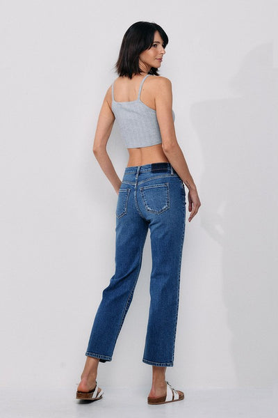 CLASSIC HIGH RISE STRAIGHT JEANS