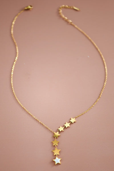 18K Gold Non-Tarnish Stainless Steel Necklace