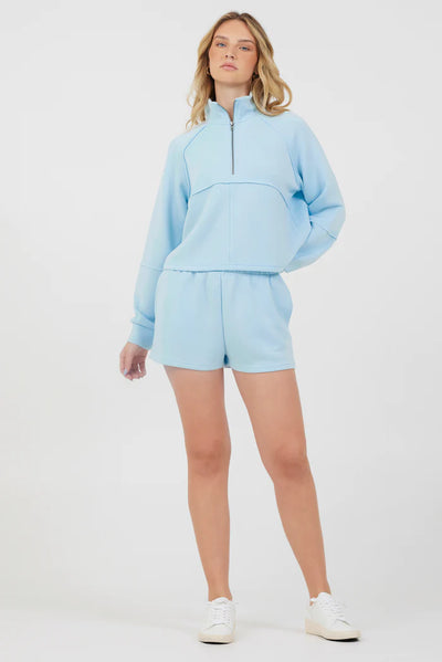SAILBOAT BLUE CLOUD FLEECE SHORTS