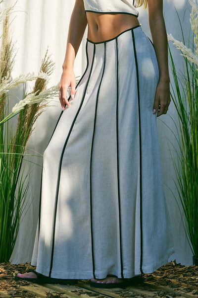 Linen Maxi Skirt