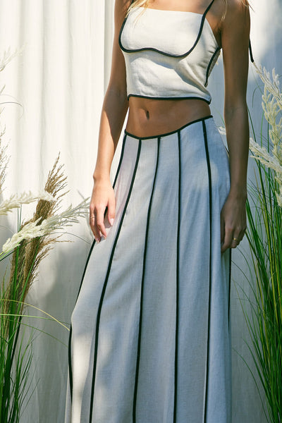 Linen Maxi Skirt