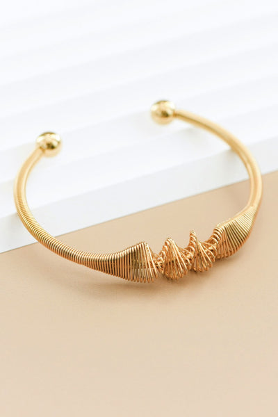 18K Waterproof Non-Tarnish Stainless Steel Cuff