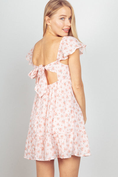 PLUS SIZE Sweetheart Neckline Floral Dress