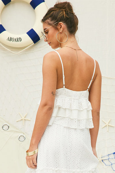 Eyelet Cami Top