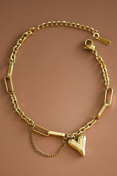 18K Non-Tarnish Stainless Steel Chain Bracelet