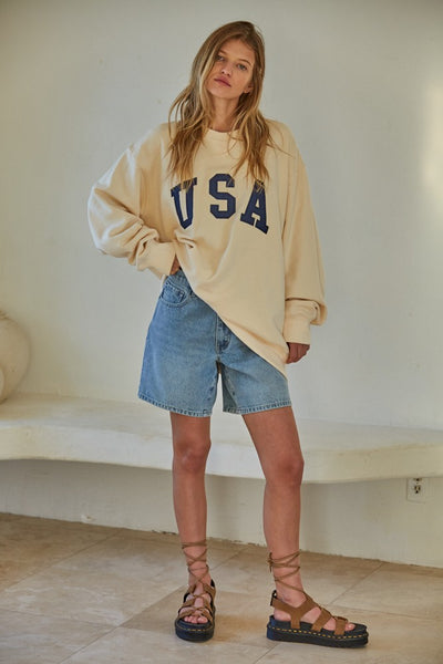 Usa Pullover Top