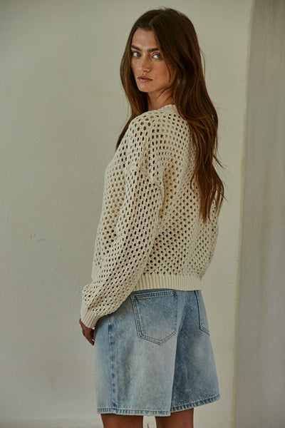 Kensley Open Knit Cardigan