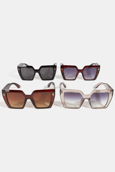 Thick Frame Square Lens Sunglasses