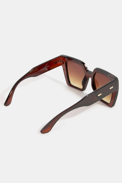 Thick Frame Square Lens Sunglasses