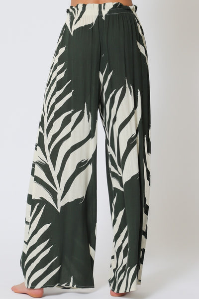 Elastic Waisted Long Pants