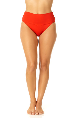 Soft Band High Waist Swim Bottom