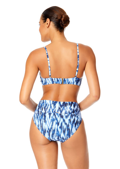 ELONGATED TRI U/W TOP (TYE DYE IKAT)