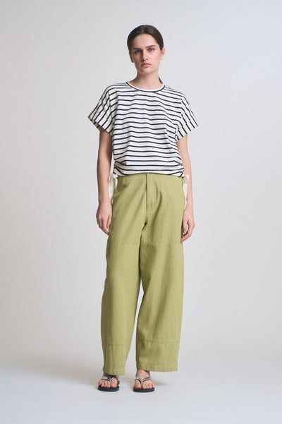 Stripe Drawstring Tee