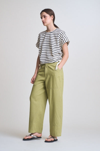 Stripe Drawstring Tee