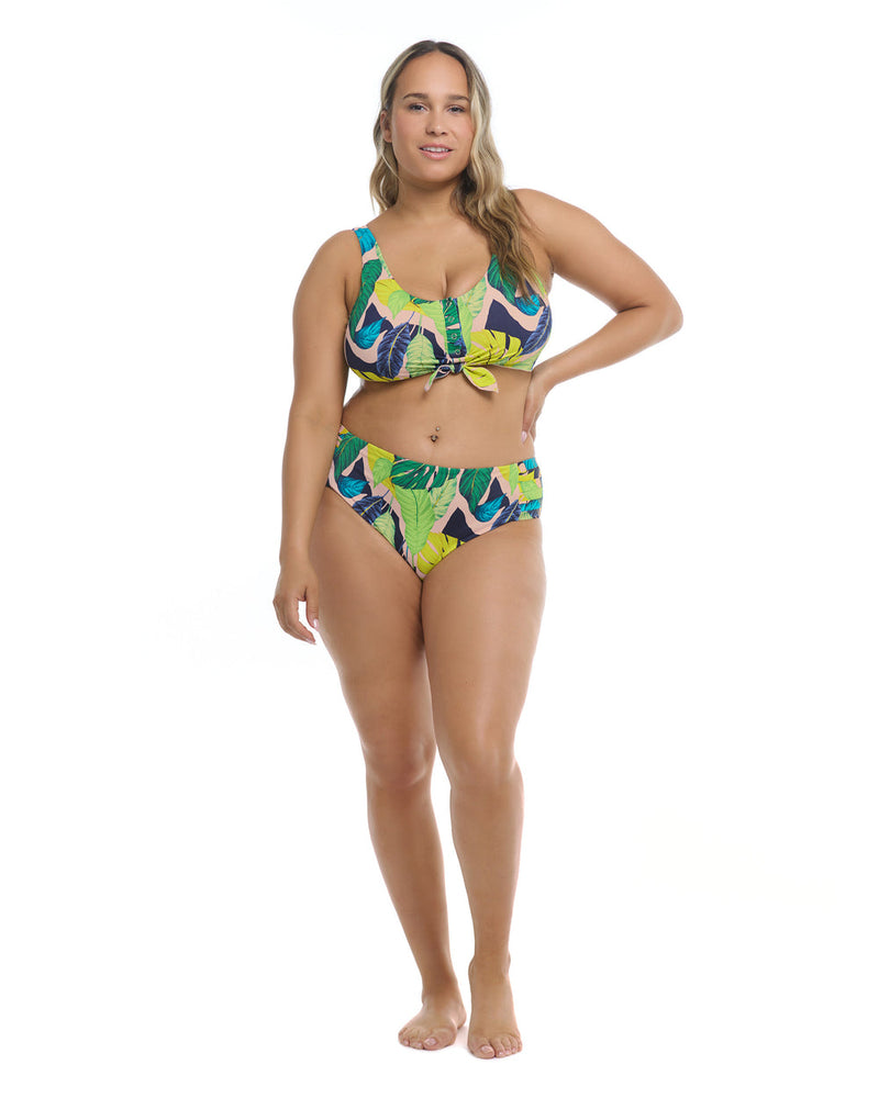 MANOA FALLS PLUS SIZE KATE CROP BIKINI TOP