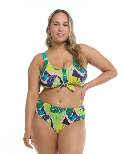 MANOA FALLS PLUS SIZE KATE CROP BIKINI TOP