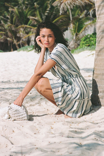 Dress V-neck Sleeveless