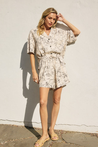 Sail Away With Me Relaxed Shorts