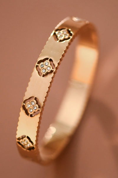 18k Gold Pvd Plated Waterproof Stainless Steel Bracelet