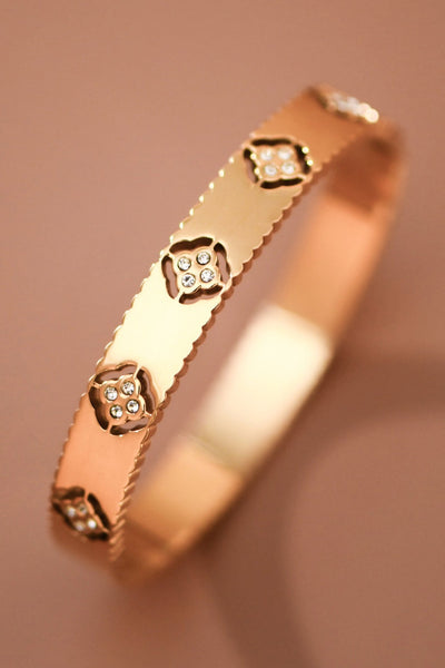 18k Gold Pvd Plated Waterproof Stainless Steel Bracelet