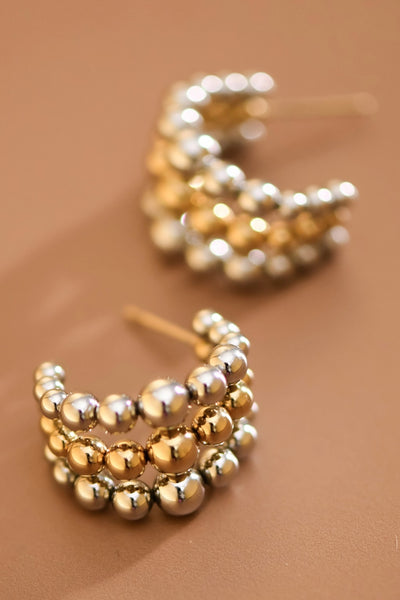 18k Gold Waterproof Stainless Steel Earrings