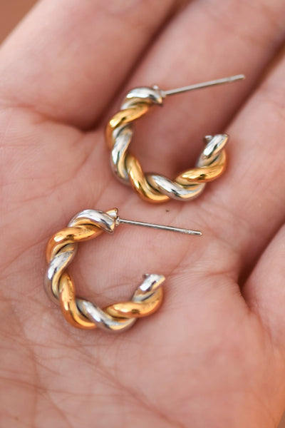 18k Gold Plated Waterproof Stainless Steel Earrings