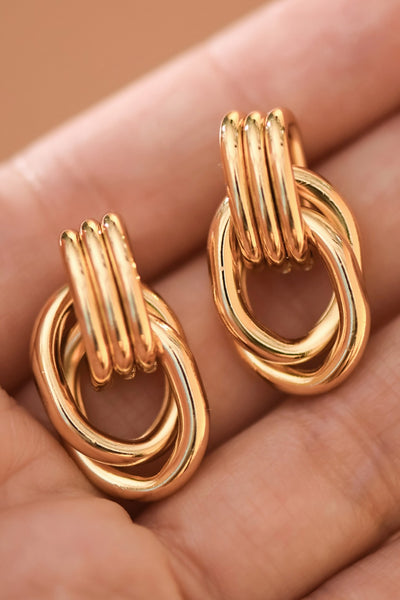 18k Gold Waterproof Stainless Steel Earrings
