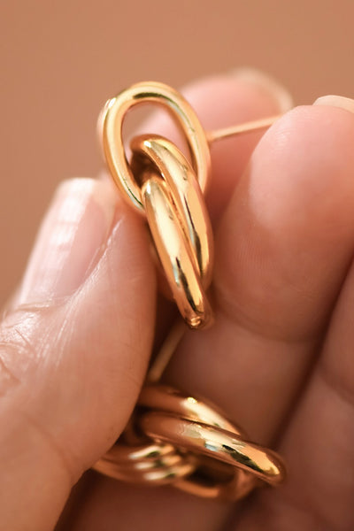 18k Gold Waterproof Stainless Steel Earrings