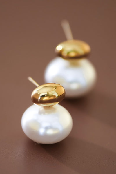 18k Gold Plated Waterproof Stainless Steel Stud Earrings