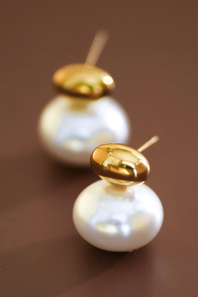 18k Gold Plated Waterproof Stainless Steel Stud Earrings