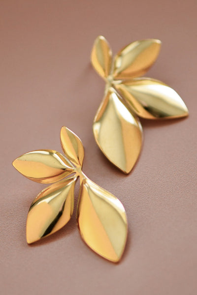 18k Gold Waterproof Stainless Steel Earrings