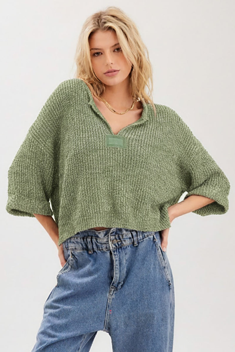 Lightweight Cropped Sweater