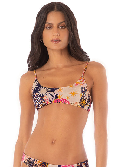 Patchwork Rose Micah Classic Bralette Bikini Top