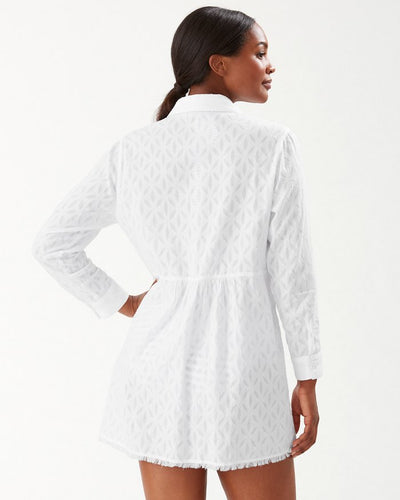 COTTON CLIP JACQUARD BF SHIRT