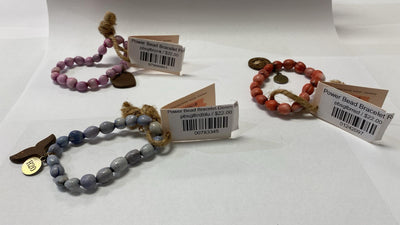 Power Bead Bracelet Denim Blue