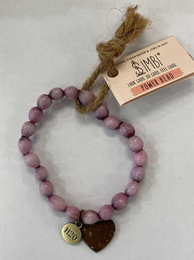 Power Bead Bracelet Pink