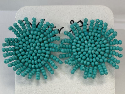 Beaded Burst Post Earrings