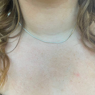 Micro Tennis Necklace