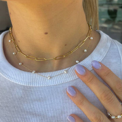 Sasha Gold Chain Necklace