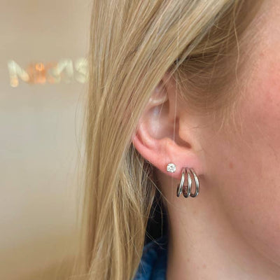 Mini Annabelle Triple Hoops