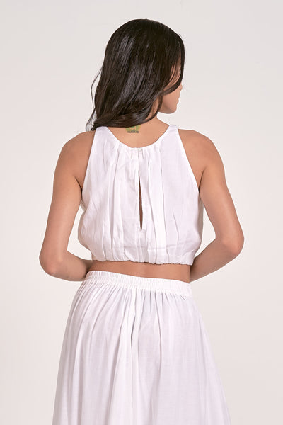 Top Halter Elastic Btn