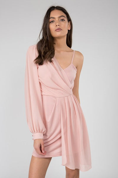 Asymmetrical Mini Dress