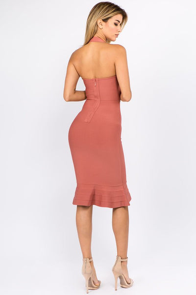 Soft Bandage Bodycon Dress