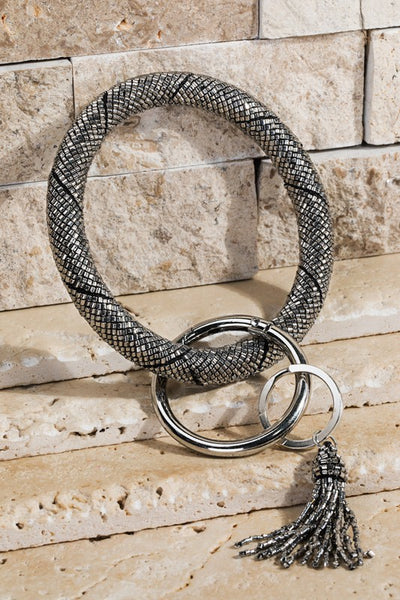 Beaded Key Ring Bracelet