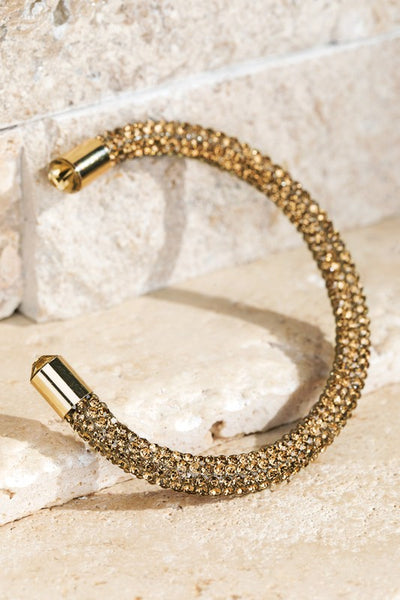 Rhinestone Cuff Bracelet