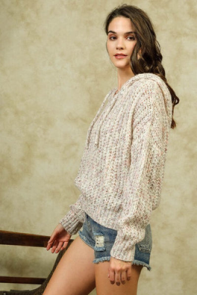 Soft Sweater with Hoodie