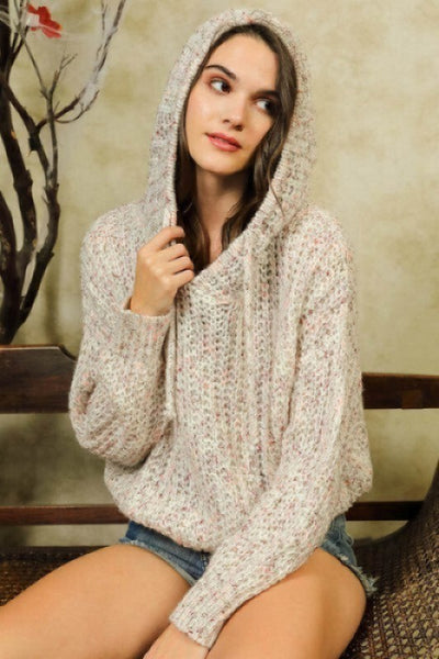 Soft Sweater with Hoodie