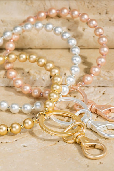 Beaded Key Ring Bracelet