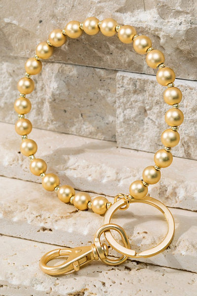 Beaded Key Ring Bracelet
